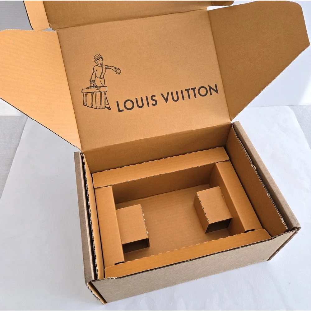 Louis Vuitton Authentic Shipping Box Medium Gift Storage Box Logo Empty 12x9x6
